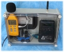 Picture of DISCONTINUED.  REPLACED WITH OUR NEW G-7 AIR QUALITY MONITOR.  Remote Particle Counter and Sound Pressure Level (SPL) Monitor.